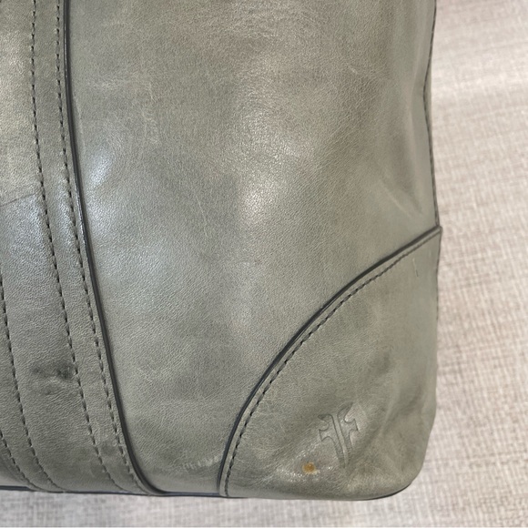 💚🩶Frye Melissa Shopper Bag Tote Carryall Shoulder Bag -FERN- $358 - Picture 12 of 15